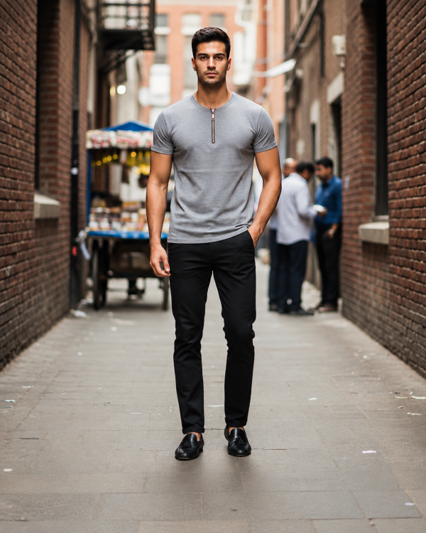 Henley Zipper