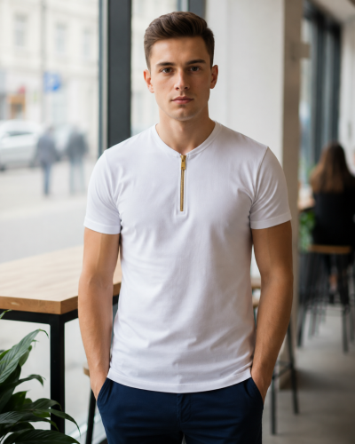Henley Zipper