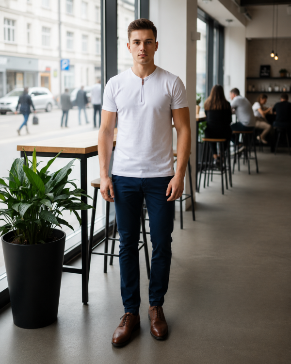 Henley Zipper