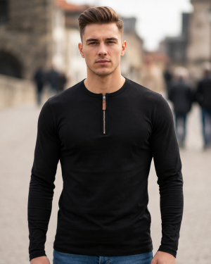 Henley Zipper