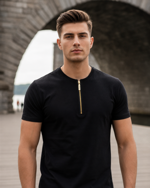 Henley Zipper