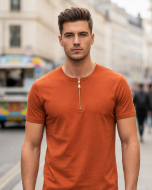 Henley Zipper