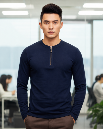 Henley Zipper