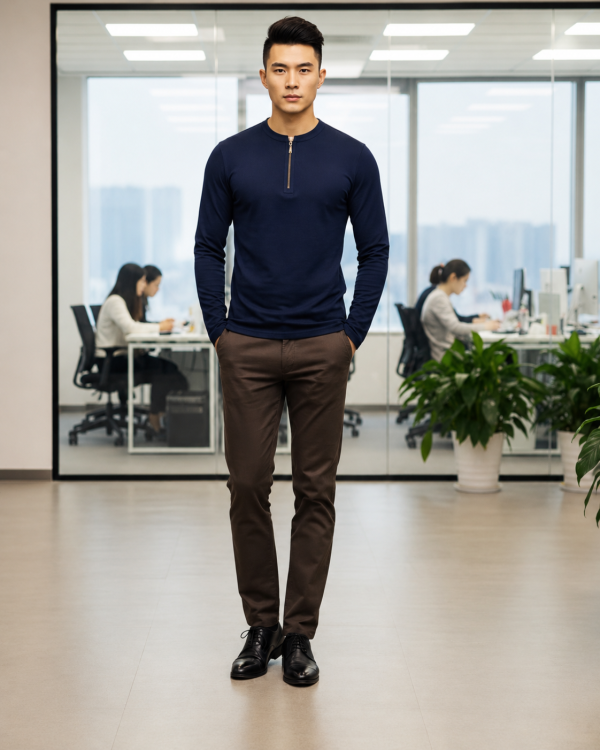 Henley Zipper