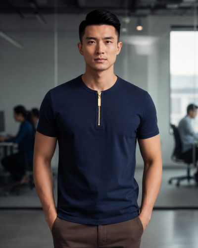Henley Zipper