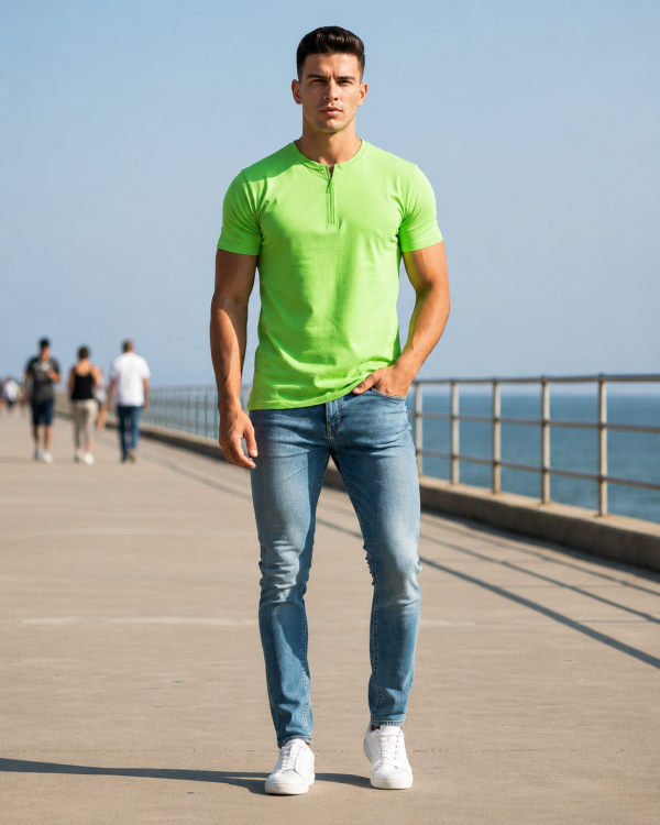 Henley Zipper