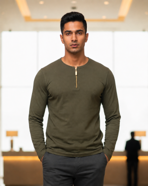 Henley Zipper