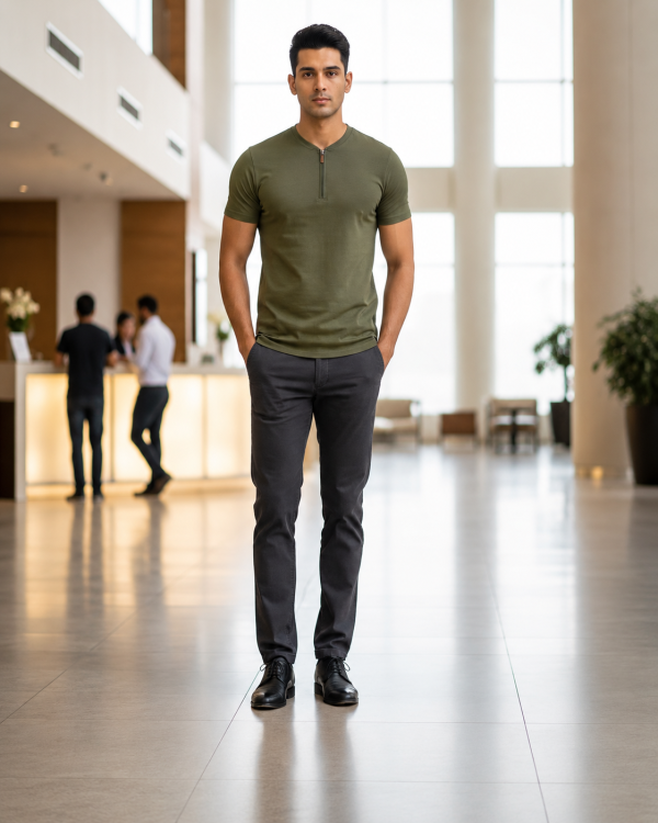 Henley Zipper