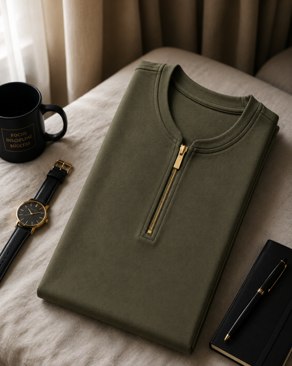 Henley Zipper