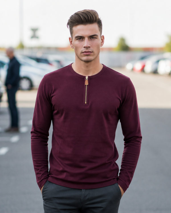 Henley Zipper