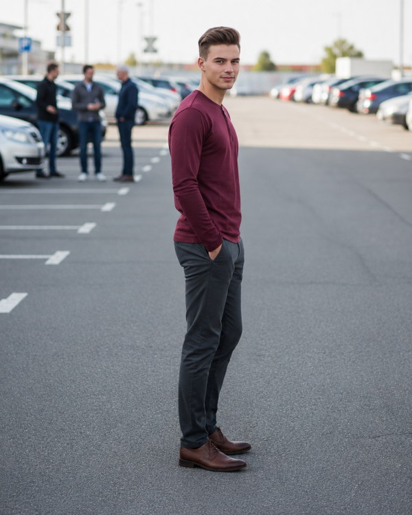 Henley Zipper
