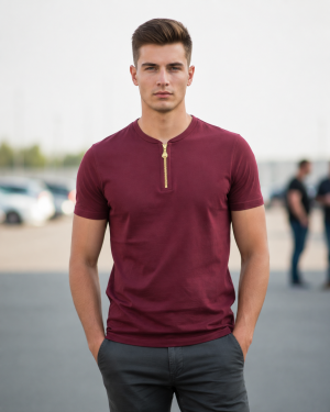 Henley Zipper