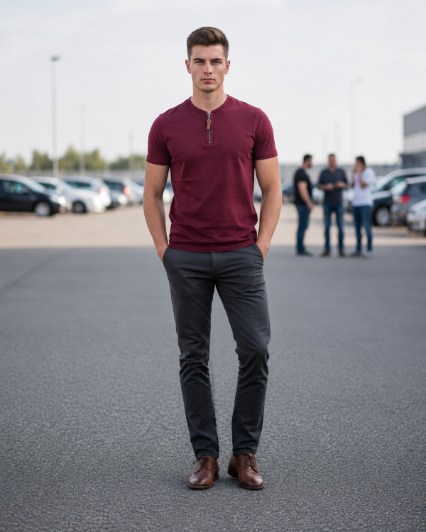 Henley Zipper
