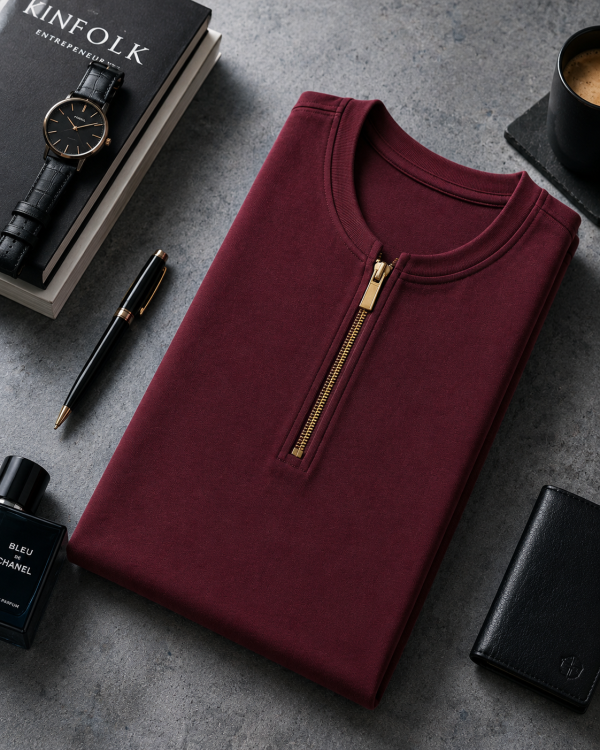 Henley Zipper