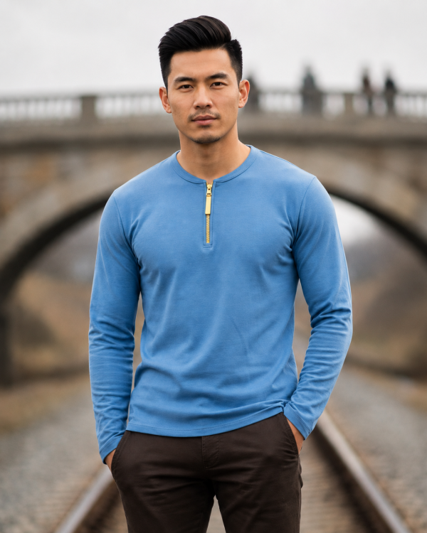Henley Zipper