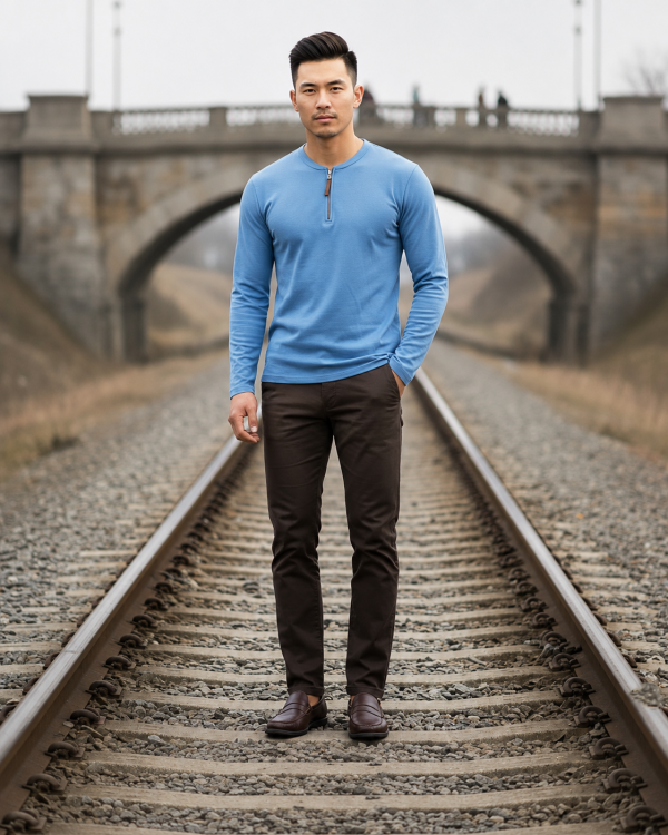 Henley Zipper