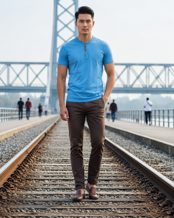 Henley Zipper
