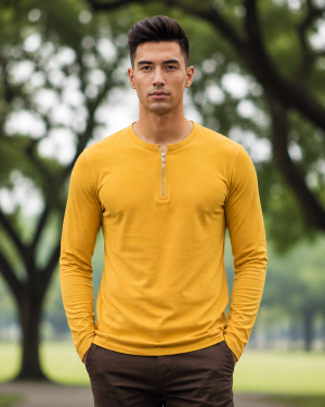 Henley Zipper