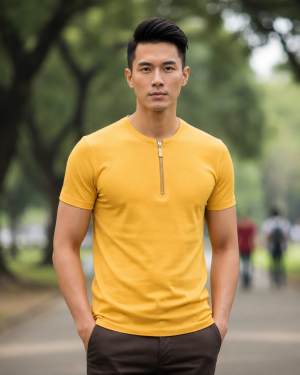Henley Zipper