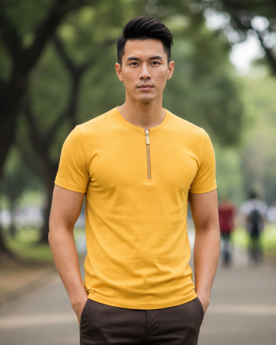Henley Zipper