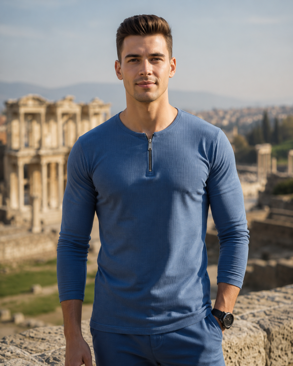 Henley Zipper