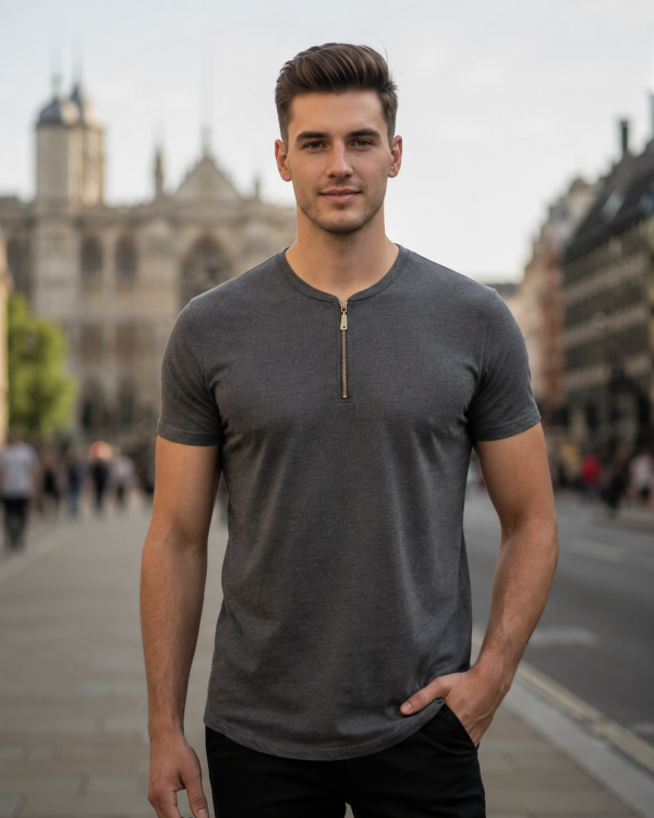 Henley Zipper