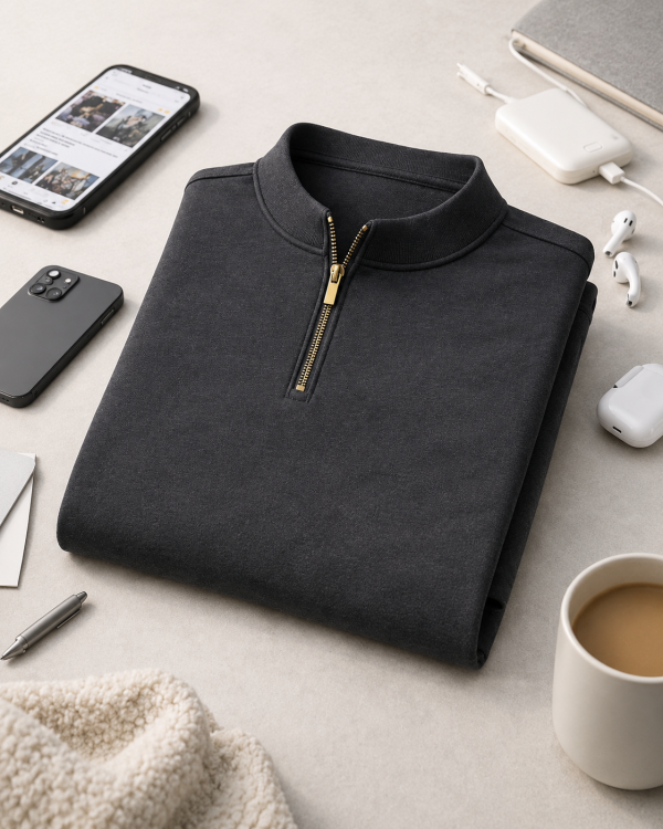 Henley Zipper