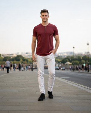 Henley Zipper