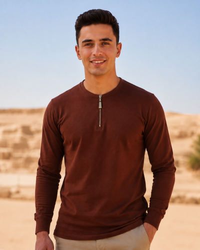 Henley Zipper