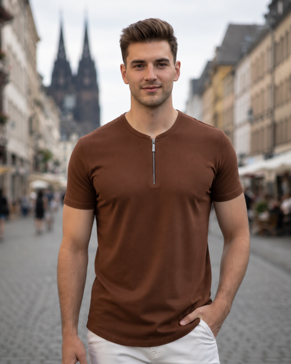 Henley Zipper