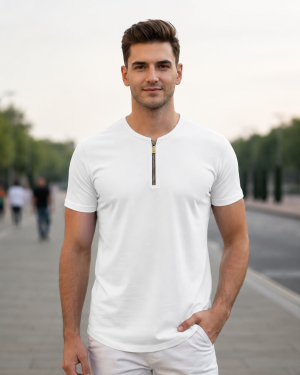 Henley Zipper