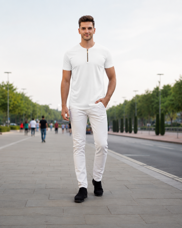 Henley Zipper