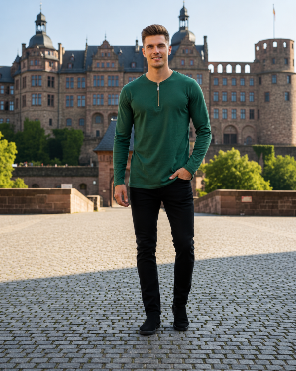 Henley Zipper