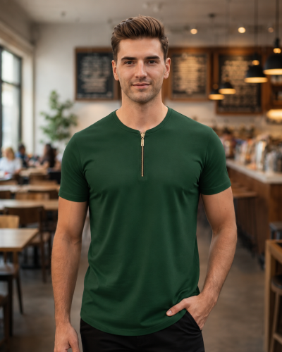 Henley Zipper