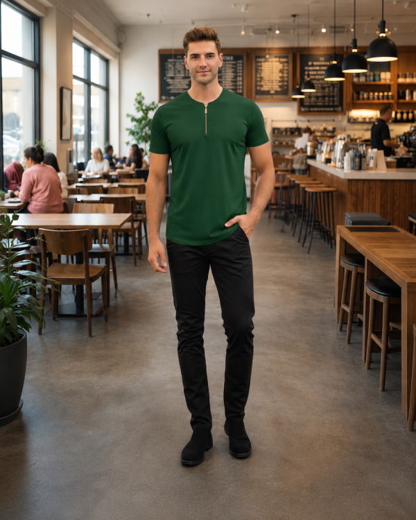 Henley Zipper