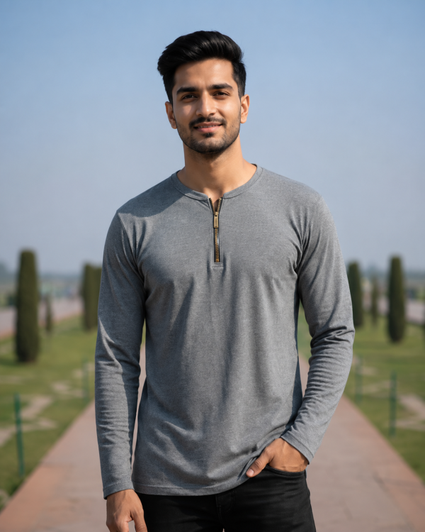 Henley Zipper