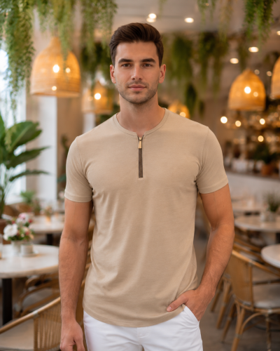 Henley Zipper