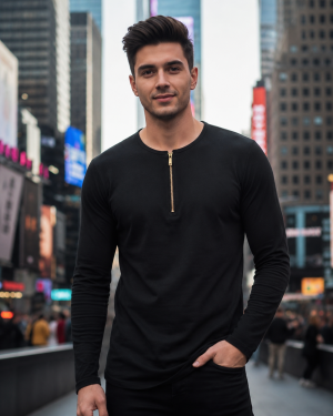 Henley Zipper