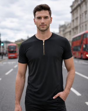 Henley Zipper