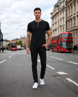 Henley Zipper