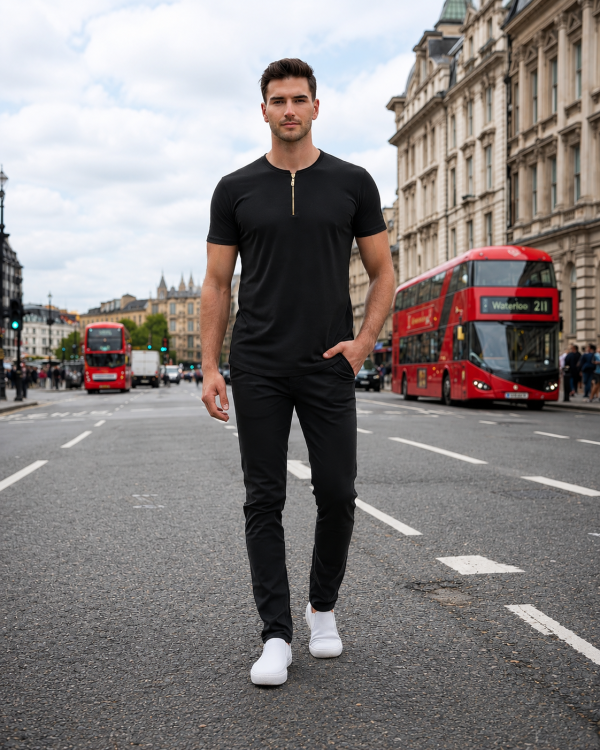 Henley Zipper