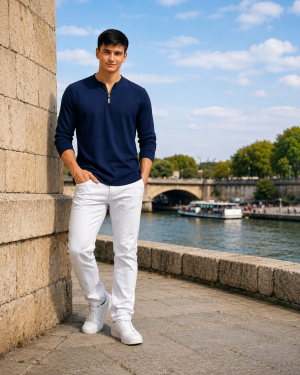 Henley Zipper