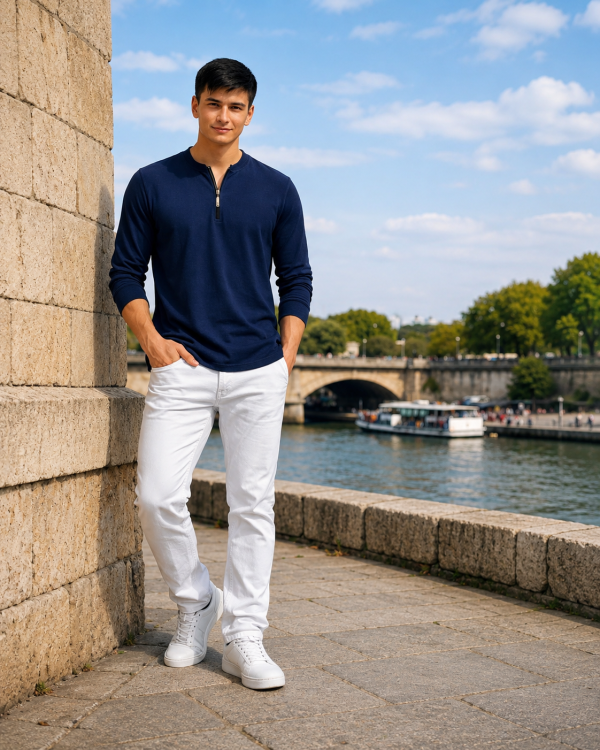Henley Zipper