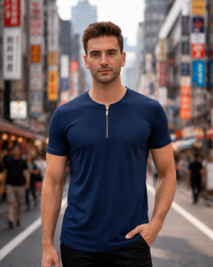 Henley Zipper