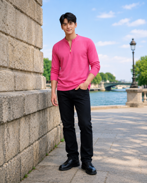 Henley Zipper