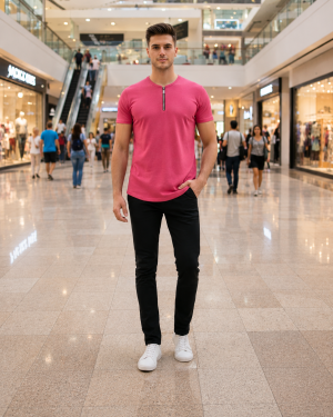 Henley Zipper