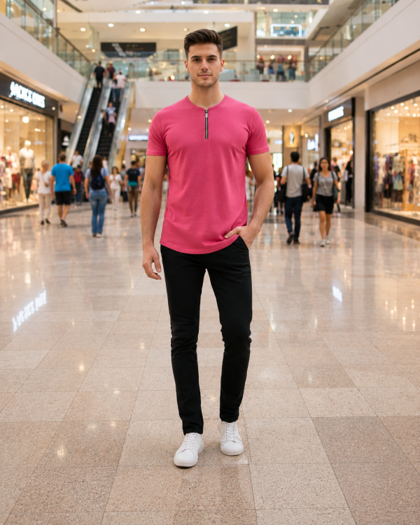 Henley Zipper