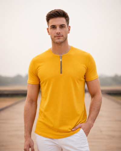 Henley Zipper