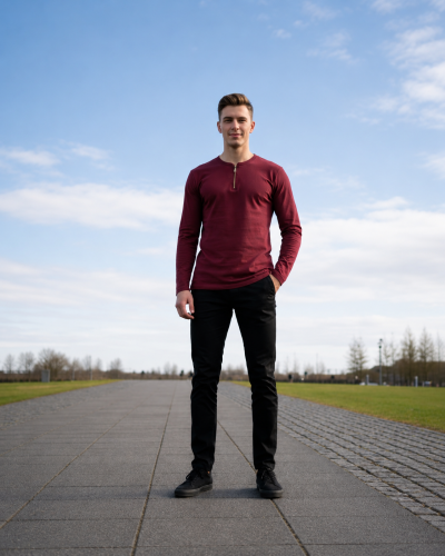 Henley Zipper